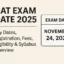 cat exam date 2025